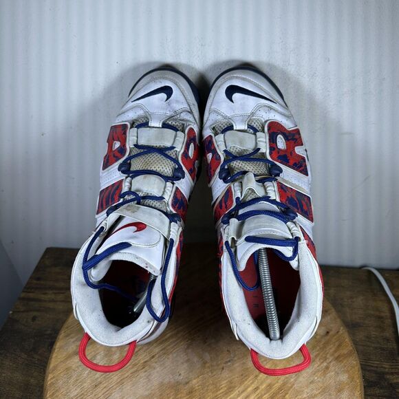 Nike Air More Uptempo Shoes Mens Size 13 USA Olympics CZ7877-100 Basketball Snea